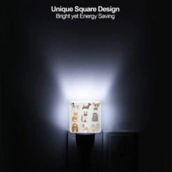 Night Light Set Of 2, A Collection Of Different Colored Dogs And Cats. -Acrylic Night Light Shop b76eabbd6c87141b3e8fa0ae897626fb401e167b