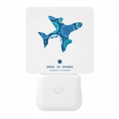 Night Light, A Blue And White Airplane With A Snowflake Pattern On The Tail. -Acrylic Night Light Shop b7d660f386ed00b7c4cbb368f2b09a5a6b875010