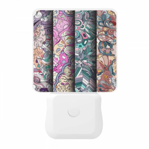 Night Light, Three Colorful Designs Are Displayed On A Wall. -Acrylic Night Light Shop b8260c6f07bb4ccf7d4fe5c41a7ac429da7483ce