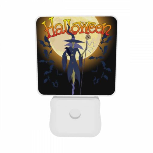 Night Light Set Of 2, A Witch Is Standing In Front Of A Full Moon. -Acrylic Night Light Shop b9cb194baf40c0aa189fdef27080bba5b2e3f816