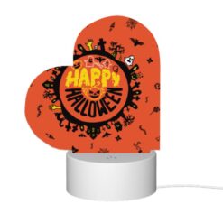 Love Acrylic Night Light, A Round Orange Sign With A Happy Halloween Message. -Acrylic Night Light Shop b9e074920a8a2bd84fb3a28e0694d25f62f023c6