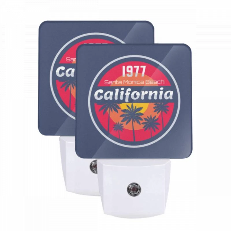 Night Light Set of 2, A logo for Santa Monica Beach California. Night Light Set Of 2, A Logo For Santa Monica Beach California. -Acrylic Night Light Shop ba14cd208fd2ee6115cfa3cbb50c9ceb622c3962