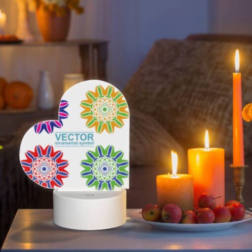 Love Acrylic Night Light, A Set Of Six Colorful Flower Designs. -Acrylic Night Light Shop ba256682c223e3c6edc474a728379cd569245c7b