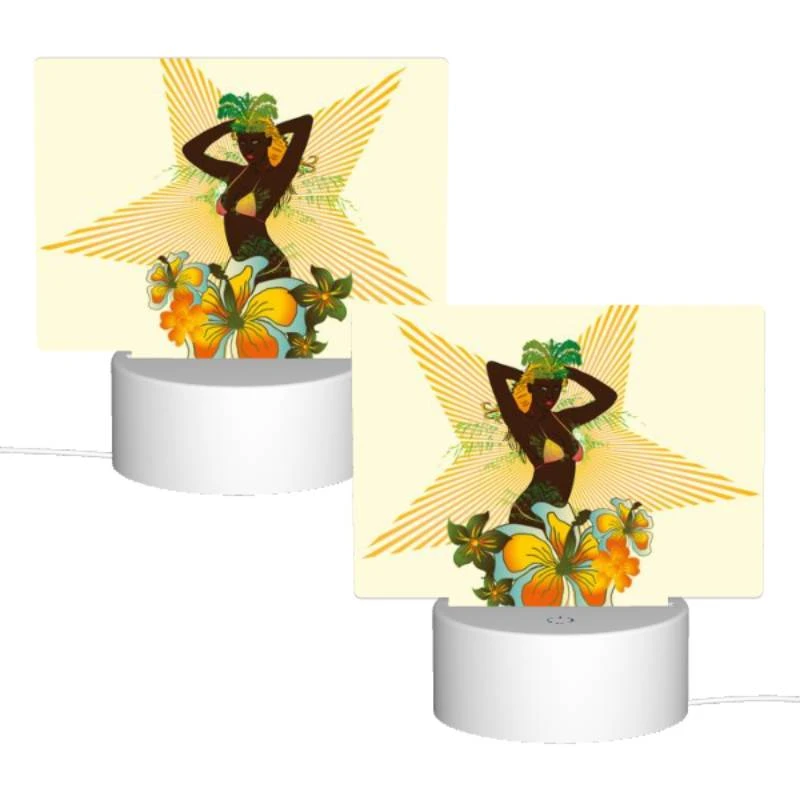 Rectangular Acrylic Night Light, A woman with a flower in her hair is wearing a bikini. Rectangular Acrylic Night Light, A Woman With A Flower In Her Hair Is Wearing A Bikini. -Acrylic Night Light Shop bb1b1ef399f2aba81f82565d87dde731bd6627ed