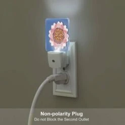 Night Light Set Of 2, A Pink Flower With Yellow Pollen In The Center. -Acrylic Night Light Shop bc2ebfdee838b2b150072873613d1111f5e37302