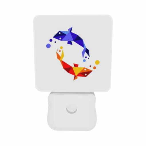 Night Light Set Of 2, A Red And Yellow Fish Swimming In The Ocean. -Acrylic Night Light Shop bdab54c9e918fcc7597f1584b96af3d4e1e92f09