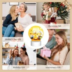 Round Acrylic Night Light, A Poster Advertising A Halloween Party. -Acrylic Night Light Shop bde1b45b5c229ce5aab462a89b264caecfebfe60