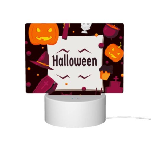 Rectangular Acrylic Night Light, Halloween Is A Time For Fun And Spooky Decorations. -Acrylic Night Light Shop be4de3f0bed6485910e89951cd47c8a7eff303b6