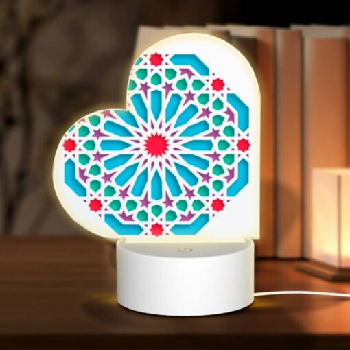 Love Acrylic Night Light, A Blue And Green Star Pattern. -Acrylic Night Light Shop bf0405cdff465df01e6ce6ca77e8ec34ba7e4737