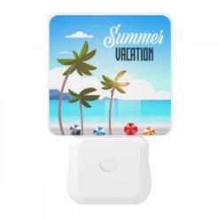 Night Light, A Colorful Beach Scene With Palm Trees And A Blue Ocean. -Acrylic Night Light Shop bf7939e033ee2a03731d0bd02d830e21254422b3