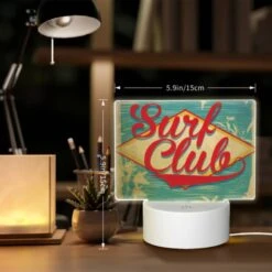 Rectangular Acrylic Night Light, A Surf Club Logo With A Palm Tree And The Words "California.". 5 Rectangular Acrylic Night Light, A Surf Club Logo With A Palm Tree And The Words "California.". -Acrylic Night Light Shop bf7bfdfcf031bd63136d612a71b292a2fe345f01
