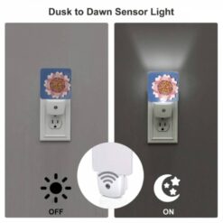 Night Light Set Of 2, A Pink Flower With Yellow Pollen In The Center. -Acrylic Night Light Shop bfa63ccf9e7dfebc75525d53b0b72bc9a1379ff2