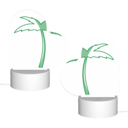 Love Acrylic Night Light, A Green Palm Tree With A White Trunk. -Acrylic Night Light Shop bfcbf0c578f04a6bbacab175036d5fa02f71b545