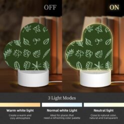 Love Acrylic Night Light, A Collection Of Leaves In Various Shapes And Sizes. -Acrylic Night Light Shop c01a2138e13e5d8a832b367e17f7c6d380ecb56a