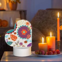 Love Acrylic Night Light, A Colorful Floral Pattern With Orange -Acrylic Night Light Shop c0de0a6cae63d39f90413a13c687646a10f1a66e