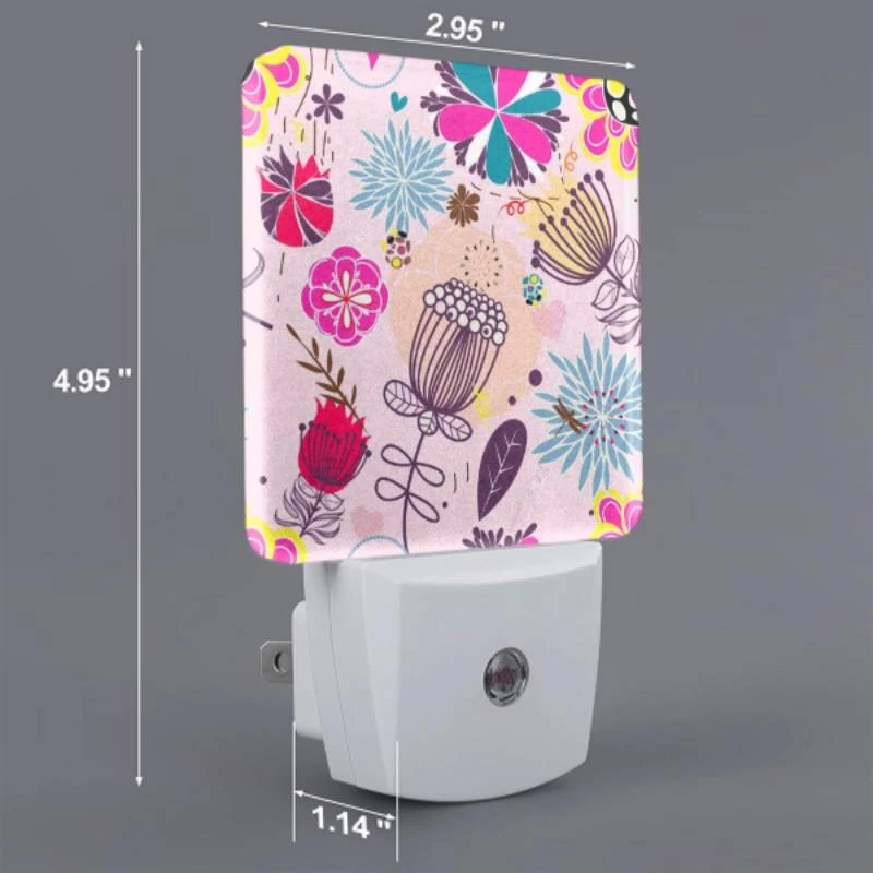 Night Light, A colorful floral pattern with pink Night Light, A Colorful Floral Pattern With Pink -Acrylic Night Light Shop c135014331dcbaa6e6a8d79424a23fdeb2416868