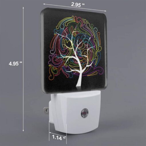 Night Light, A Tree With A Rainbow Colored Trunk. -Acrylic Night Light Shop c13e1bca614417b70016f94f76a25bbd02a2b0f3