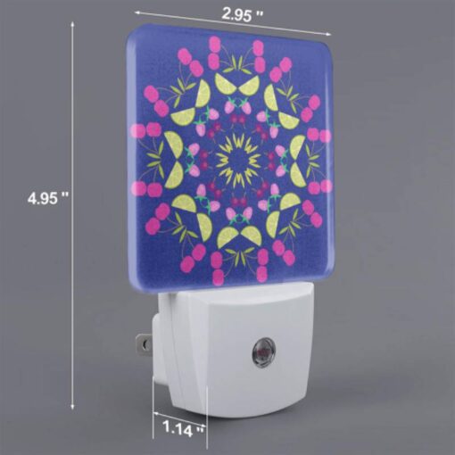 Night Light Set Of 2, A Colorful Design Featuring Cherries -Acrylic Night Light Shop c1ab5d3a6b41a2369477b8f9ad74dc5c3957a9dd
