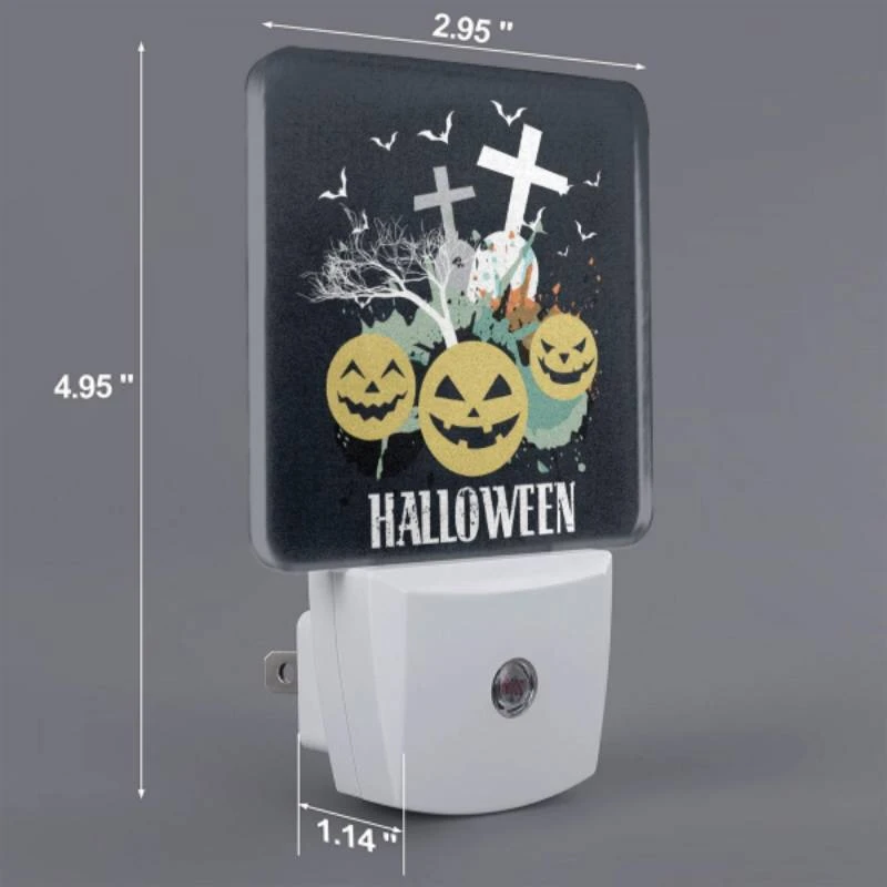 Night Light Set of 2, A black and white image of Halloween decorations. Night Light Set Of 2, A Black And White Image Of Halloween Decorations. -Acrylic Night Light Shop c1eac6087f90c0cd7f2b4add51676bee27ed094d