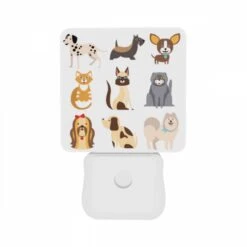 Night Light Set Of 2, A Collection Of Different Colored Dogs And Cats. -Acrylic Night Light Shop c25e2cb70cbd1543435882ae17975ed90d9a7d0f