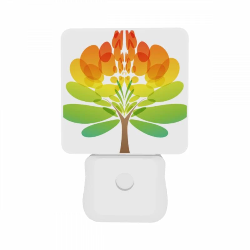 Night Light Set of 2, A tree with a rainbow colored trunk. Night Light Set Of 2, A Tree With A Rainbow Colored Trunk. -Acrylic Night Light Shop c264bee8d0db5be116f18b7fff67136e988f5750