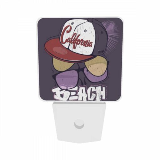 Night Light Set Of 2, A California Hat With Sunglasses On Top. -Acrylic Night Light Shop c2a23715cdd9667c17766f28a55cdbbadbe0efbf