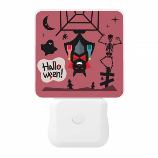 Night Light, A Halloween Cartoon With A Bat -Acrylic Night Light Shop c2c077dfadc7a97394807f97793ff1017c70e524