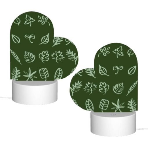 Love Acrylic Night Light, A Collection Of Leaves In Various Shapes And Sizes. -Acrylic Night Light Shop c2c77221ac4cd1bfee5491cd22bea001babd4ba4