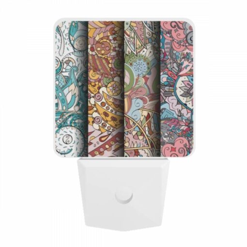 Night Light, Four Different Colored Paintings Of Flowers. -Acrylic Night Light Shop c2cb9269fc2c688b3d8717a826a54def94234e91