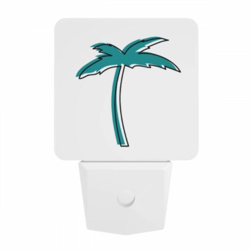 Night Light, A Blue And White Palm Tree On A White Background. -Acrylic Night Light Shop c2e90de30776adac51d6f927ab96fdc952acbd6e