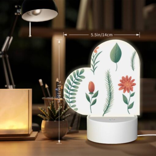 Love Acrylic Night Light, A Collection Of Six Different Flowers -Acrylic Night Light Shop c377ea8a8140e3d5ae7726f1e344efc9ef138224