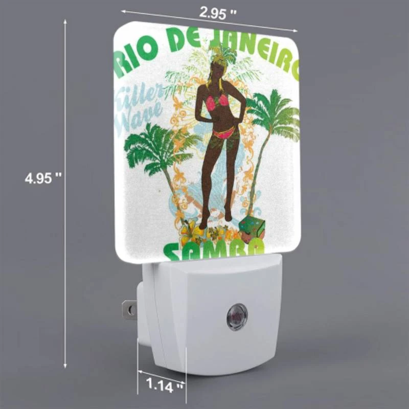 Night Light, A woman in a bikini poses for a poster advertising Rio de Janeiro. Night Light, A Woman In A Bikini Poses For A Poster Advertising Rio De Janeiro. -Acrylic Night Light Shop c42fa436fbfbcbcd1d4574cafbe6f264e8b98a66