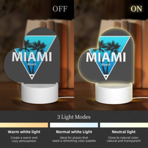 Love Acrylic Night Light, A Logo For The Miami Beach. -Acrylic Night Light Shop c45094b4f7a10f7c4b05b3756e1746f8275e56d7
