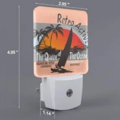 Night Light Set Of 2, A Boat With A Person In It Is On The Ocean. 1 Night Light Set Of 2, A Boat With A Person In It Is On The Ocean. -Acrylic Night Light Shop c4be3602f3a468001d3639e31be8adcc2a3ae56e