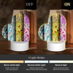 Love Acrylic Night Light, Four Different Colored Paintings Of Flowers. -Acrylic Night Light Shop c4ddded4e1c22c3132b7baa7c6d84a13e9333232