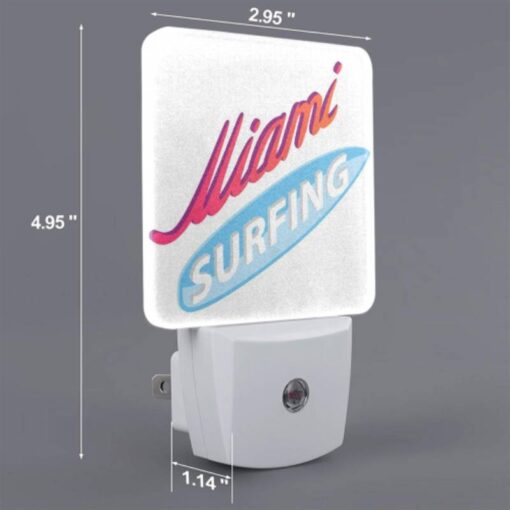 Night Light Set Of 2, A Logo For Miami Surfing. -Acrylic Night Light Shop c59051d999b0f04b2c7d2c6bae12c27c037b74c1