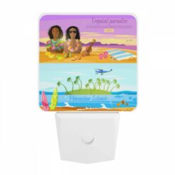 Night Light, A Colorful Advertisement For Hawaiian Islands. -Acrylic Night Light Shop c5b60cf1a749416ca61abb6b568d896e02264fdb