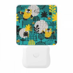 Night Light, A Colorful Cartoon Of A Forest With Various Animals -Acrylic Night Light Shop c67ef180fc40d07d2e7279769f6c44e79dfdf048