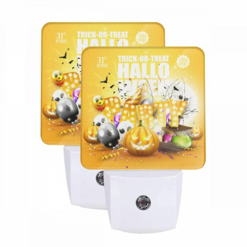 Night Light Set of 2, A poster advertising a Halloween party. Night Light Set Of 2, A Poster Advertising A Halloween Party. -Acrylic Night Light Shop c68c808f8651198483a02657851c0fd32017233d