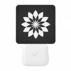 Night Light, A Black And White Flower Design. 8 Night Light, A Black And White Flower Design. -Acrylic Night Light Shop c6a98511570bc04fe599e4c32ca9865e1142fe07