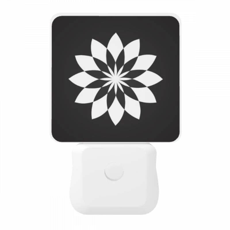 Night Light, A black and white flower design. Night Light, A Black And White Flower Design. -Acrylic Night Light Shop c6a98511570bc04fe599e4c32ca9865e1142fe07