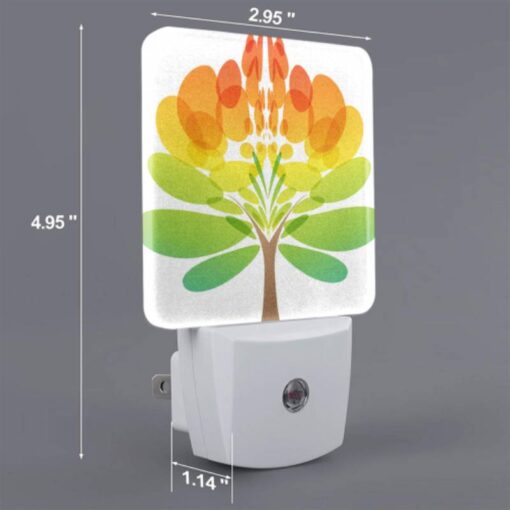 Night Light Set Of 2, A Tree With A Rainbow Colored Trunk. -Acrylic Night Light Shop c6b7a65261ebd3f3ab12ffcbdf6ad6a8c1f6e4d0