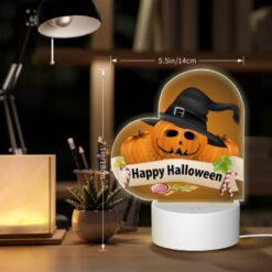 Love Acrylic Night Light, A Halloween Sign With A Witch's Hat And A Pumpkin. -Acrylic Night Light Shop c6c62454a1bc2f2cca50ef068f0fbefb1a4a544a