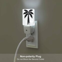 Night Light, A Black And White Image Of A Palm Tree. -Acrylic Night Light Shop c6ef3ac8dde2a469c88f38afeb18363c294cb302
