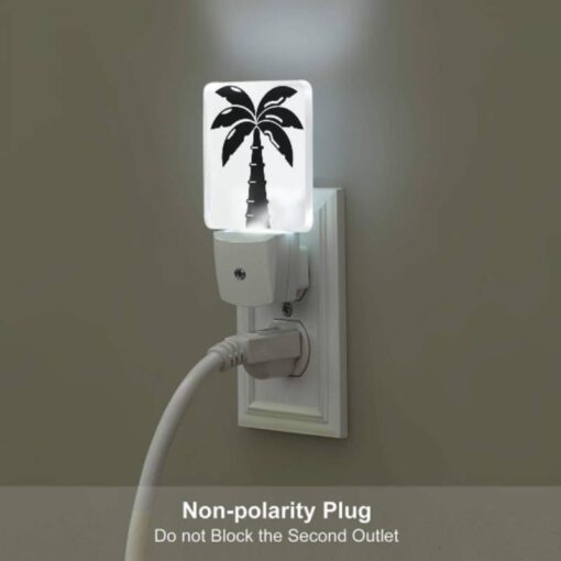 Night Light, A Black And White Image Of A Palm Tree. -Acrylic Night Light Shop c6ef3ac8dde2a469c88f38afeb18363c294cb302