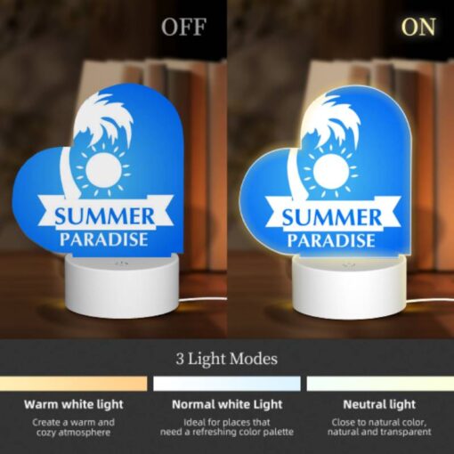 Love Acrylic Night Light, A Blue And White Logo For Summer Paradise. -Acrylic Night Light Shop c6f855c3f46ea738a42195cdfc8258493d43a83d