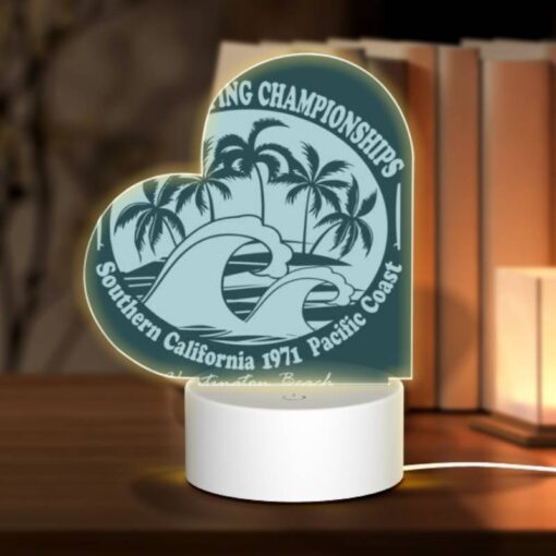 Love Acrylic Night Light, A Logo For The Southern California Summer Surfing Championships. -Acrylic Night Light Shop c71d43c20ed2c87afe8d6873586f053235426ee8
