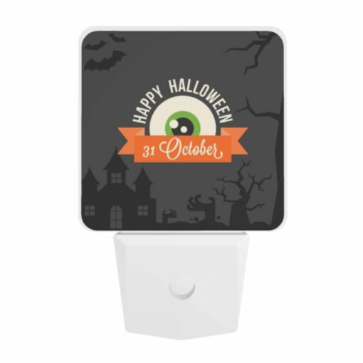 Night Light, A Halloween Poster With A Green Eye And The Date 31 October. -Acrylic Night Light Shop c7516fcde9b6a98cbc40da0cb745ea10b3c87482