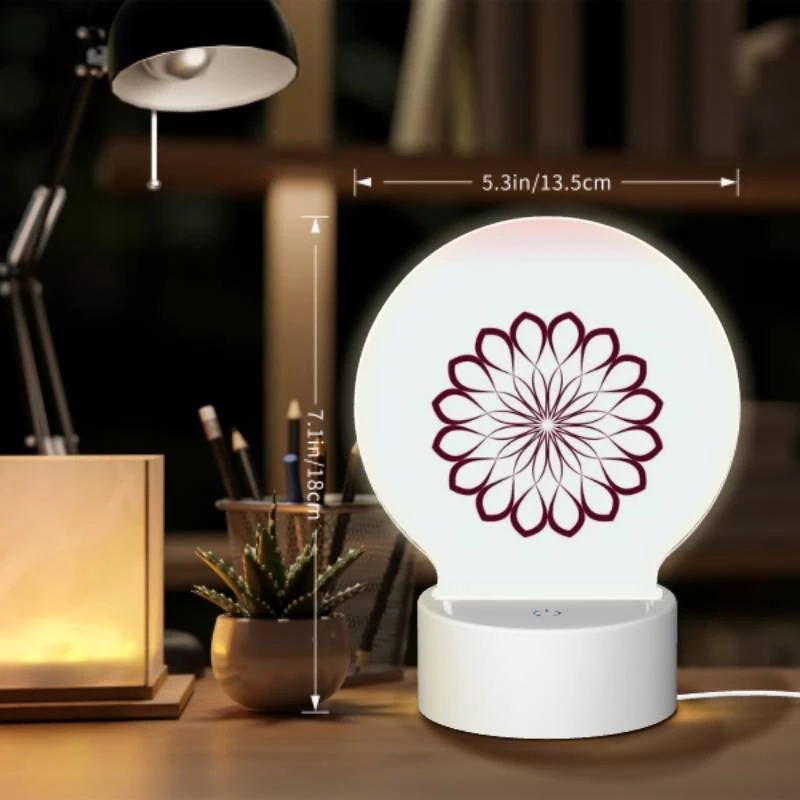 Round Acrylic Night Light, A purple flower with a white center. Round Acrylic Night Light, A Purple Flower With A White Center. -Acrylic Night Light Shop c7781cf6b9e42ad7d146e3a084cb9a8f7b8ed3bb