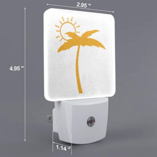 Night Light, A Sunny Day With A Yellow Sun And Two Palm Trees. -Acrylic Night Light Shop c7cce558634994f08dc22267b6b7af649a088dfa